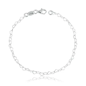 Pulseira Elo Corações