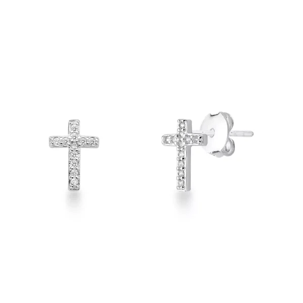 Conjunto BLESSED Crucifixo Cravejado Mini - Imagem 2