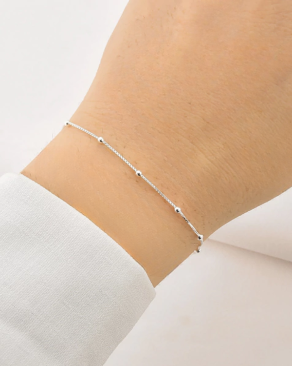 Pulseira Veneziana Nove Bolinhas - Imagem 2
